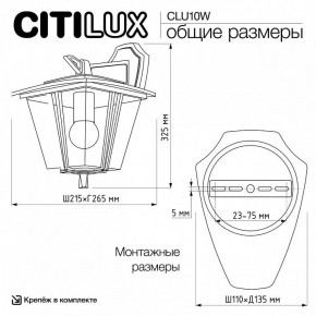 Светильник на штанге Citilux FORTS CLU10W в Коротчаево - korotchaevo.ok-mebel.com | фото 9