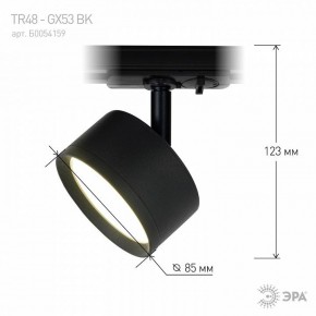 Светильник на штанге Эра  TR48 - GX53 BK в Коротчаево - korotchaevo.ok-mebel.com | фото 7