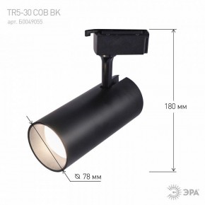 Светильник на штанге Эра  TR5-30 COB BK в Коротчаево - korotchaevo.ok-mebel.com | фото 5
