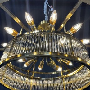 Светильник на штанге Imperiumloft RH Marais Round Chandelier 40,2668 в Коротчаево - korotchaevo.ok-mebel.com | фото 5