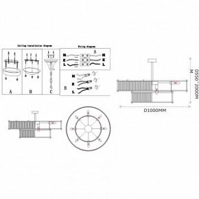 Светильник на штанге Imperiumloft RH Marais Round Chandelier 40,2668 в Коротчаево - korotchaevo.ok-mebel.com | фото 11