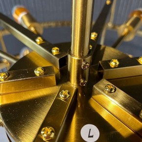 Светильник на штанге Imperiumloft RH Marais Round Chandelier 40,2668 в Коротчаево - korotchaevo.ok-mebel.com | фото 5