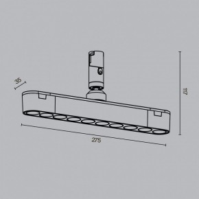 Светильник на штанге Maytoni Points Rot TR203-1-10W3K-S-B в Коротчаево - korotchaevo.ok-mebel.com | фото 8