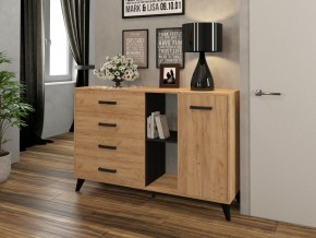 СВЕТЛАНА Комод-тумба  (дуб золотой/венге) в Коротчаево - korotchaevo.ok-mebel.com | фото