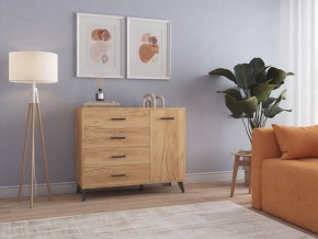 СВЕТЛАНА LOFT Комод-тумба  (дуб золотой) в Коротчаево - korotchaevo.ok-mebel.com | фото 3
