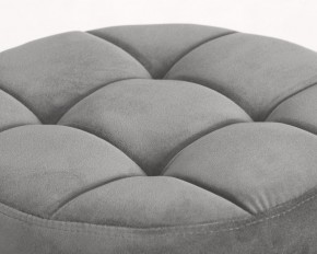 Табурет барный DOBRIN BRUNO BLACK, серый велюр (MJ9-75) в Коротчаево - korotchaevo.ok-mebel.com | фото 2