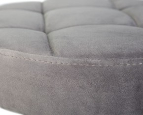 Табурет барный DOBRIN BRUNO BLACK, серый велюр (MJ9-75) в Коротчаево - korotchaevo.ok-mebel.com | фото 4