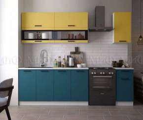 ТЕХНО Кухонный гарнитур 2,0 м Компоновка №2 в Коротчаево - korotchaevo.ok-mebel.com | фото 2