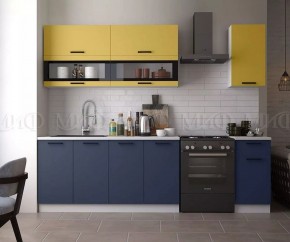 ТЕХНО Кухонный гарнитур 2,0 м Компоновка №2 в Коротчаево - korotchaevo.ok-mebel.com | фото 4