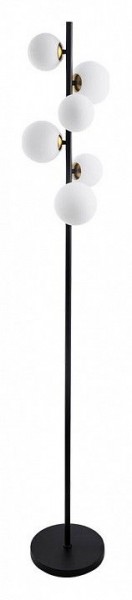 Торшер Arte Lamp Gemini A2243PN-6BK в Коротчаево - korotchaevo.ok-mebel.com | фото