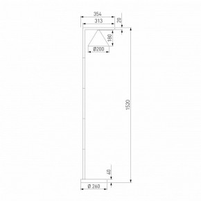 Торшер Elektrostandard Bevel a068473 в Коротчаево - korotchaevo.ok-mebel.com | фото 2