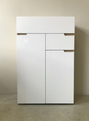 ТРИО Спальный гарнитур (модульный) сонома/белый в Коротчаево - korotchaevo.ok-mebel.com | фото 9