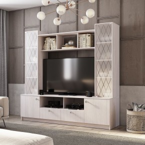 Центральная секция Зарина ЦС-01 (ясень белый) в Коротчаево - korotchaevo.ok-mebel.com | фото