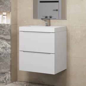 Тумба под раковину Uperwood Tanos 50 см, подвесная, белая матовая в Коротчаево - korotchaevo.ok-mebel.com | фото
