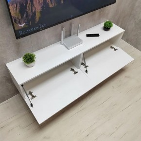 Тумба подвесная под ТВ LINES MTV1-MA 750 Белый матовый (Белый-M 10.1.2) в Коротчаево - korotchaevo.ok-mebel.com | фото 10