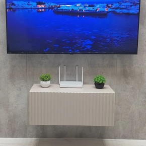 Тумба подвесная под ТВ LINES MTV1-MA 750 Бежевый (Леда-М 10.1.5) в Коротчаево - korotchaevo.ok-mebel.com | фото 5