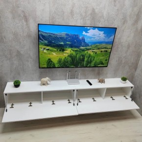 Тумба подвесная под ТВ LINES MTV4-MA 1150 Белый матовый (Белый-M 10.1.2) в Коротчаево - korotchaevo.ok-mebel.com | фото 11