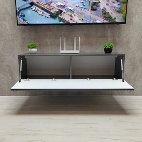 Тумба подвесная под ТВ LINES MTV4-MA 1150 Темно-серый (Графит-M 10.1.25) в Коротчаево - korotchaevo.ok-mebel.com | фото 3