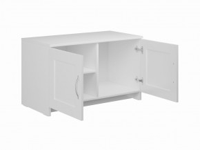 Тумба СИРИУС двухдверная низкая, цвет белый в Коротчаево - korotchaevo.ok-mebel.com | фото 2