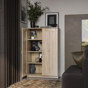 Тумба СИРИУС двухдверная высокая, цвет Дуб Сонома в Коротчаево - korotchaevo.ok-mebel.com | фото 4