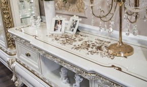 Тумба ТВ Алсу (белый глянец) в Коротчаево - korotchaevo.ok-mebel.com | фото 4