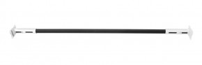 Турник раздвижной 1450-1700 цв. белый-черный FLEXTER PROFI в Коротчаево - korotchaevo.ok-mebel.com | фото