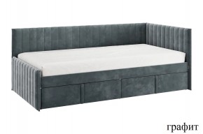 ТВИКС Кровать (тахта) с ящиками 900 (графит) в Коротчаево - korotchaevo.ok-mebel.com | фото