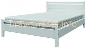 ВЕРОНИКА-1 Кровать из массива 900 (Белый Античный) в Коротчаево - korotchaevo.ok-mebel.com | фото