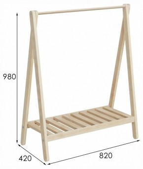Вешалка гардеробная Стойка низкая в Коротчаево - korotchaevo.ok-mebel.com | фото 11