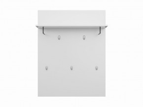Вешалка СИРИУС настенная с полкой, цвет белый в Коротчаево - korotchaevo.ok-mebel.com | фото