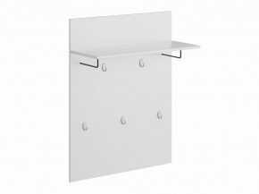 Вешалка СИРИУС настенная с полкой, цвет белый в Коротчаево - korotchaevo.ok-mebel.com | фото 2