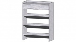 ВИЗИТ Обувница (цемент светлый) в Коротчаево - korotchaevo.ok-mebel.com | фото