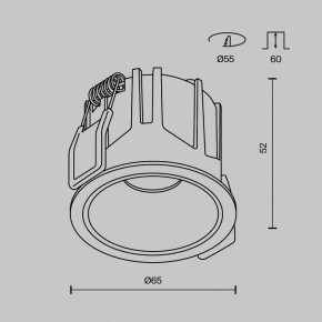 Встраиваемый светильник Maytoni Alfa LED DL043-01-10W3K-RD-W-1 в Коротчаево - korotchaevo.ok-mebel.com | фото 10
