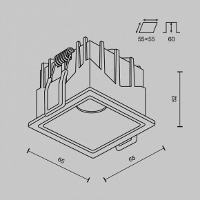 Встраиваемый светильник Maytoni Alfa LED DL043-01-10W4K-SQ-B-1 в Коротчаево - korotchaevo.ok-mebel.com | фото 11