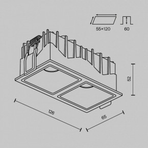Встраиваемый светильник Maytoni Alfa LED DL043-02-10W4K-SQ-B-1 в Коротчаево - korotchaevo.ok-mebel.com | фото 11