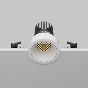 Встраиваемый светильник Maytoni Dip DL115-10W-2.7K-W в Коротчаево - korotchaevo.ok-mebel.com | фото 7