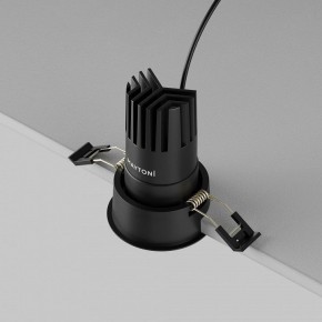 Встраиваемый светильник Maytoni Dip DL116-10W-2.7K-B в Коротчаево - korotchaevo.ok-mebel.com | фото 6