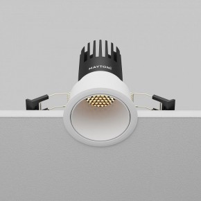 Встраиваемый светильник Maytoni Dip DL116-10W-2.7K-W в Коротчаево - korotchaevo.ok-mebel.com | фото 7
