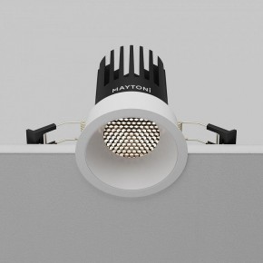 Встраиваемый светильник Maytoni Dip DL117-15W-4K-W в Коротчаево - korotchaevo.ok-mebel.com | фото 7