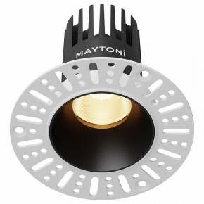 Встраиваемый светильник Maytoni Dip DL119-10W-2.7K-TRS-B в Коротчаево - korotchaevo.ok-mebel.com | фото