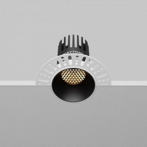 Встраиваемый светильник Maytoni Dip DL119-10W-2.7K-TRS-B в Коротчаево - korotchaevo.ok-mebel.com | фото 7