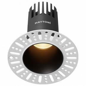 Встраиваемый светильник Maytoni Dip DL120-10W-2.7K-TRS-B в Коротчаево - korotchaevo.ok-mebel.com | фото