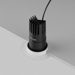 Встраиваемый светильник Maytoni Dip DL120-10W-2.7K-TRS-B в Коротчаево - korotchaevo.ok-mebel.com | фото 6