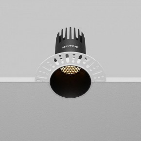 Встраиваемый светильник Maytoni Dip DL120-10W-2.7K-TRS-B в Коротчаево - korotchaevo.ok-mebel.com | фото 7