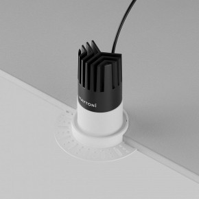 Встраиваемый светильник Maytoni Dip DL120-10W-2.7K-TRS-W в Коротчаево - korotchaevo.ok-mebel.com | фото 7