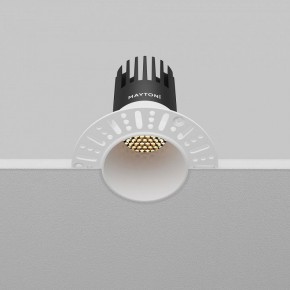 Встраиваемый светильник Maytoni Dip DL120-10W-2.7K-TRS-W в Коротчаево - korotchaevo.ok-mebel.com | фото 8