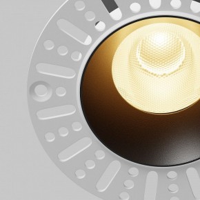 Встраиваемый светильник Maytoni Dip DL121-15W-2.7K-TRS-B в Коротчаево - korotchaevo.ok-mebel.com | фото 11