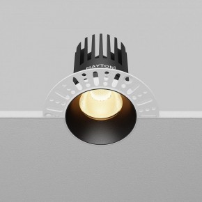 Встраиваемый светильник Maytoni Dip DL121-15W-2.7K-TRS-B в Коротчаево - korotchaevo.ok-mebel.com | фото 5
