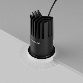 Встраиваемый светильник Maytoni Dip DL122-15W-2.7K-TRS-B в Коротчаево - korotchaevo.ok-mebel.com | фото 6