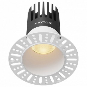 Встраиваемый светильник Maytoni Dip DL122-15W-2.7K-TRS-W в Коротчаево - korotchaevo.ok-mebel.com | фото